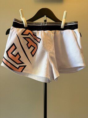 LF Graphic Athletic Shorts White/Pink/Black Size Small